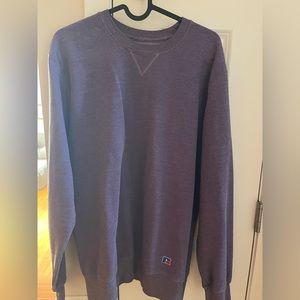 purple crew neck